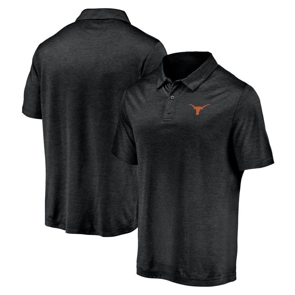 Fanatics men’s Black Texas‎ Longhorns Primary Logo Striated Polo size XL NWT
